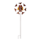 Glitzhome® 41.75" Fall Scarecrow Head with Crows Windmill Yard Stake